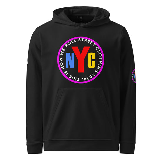 NYC Adidas Fleece Hoodie - Stylish & Cozy Streetwear